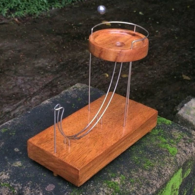 Perpetual Marble Machine | Kinetic Art Desk Ornament