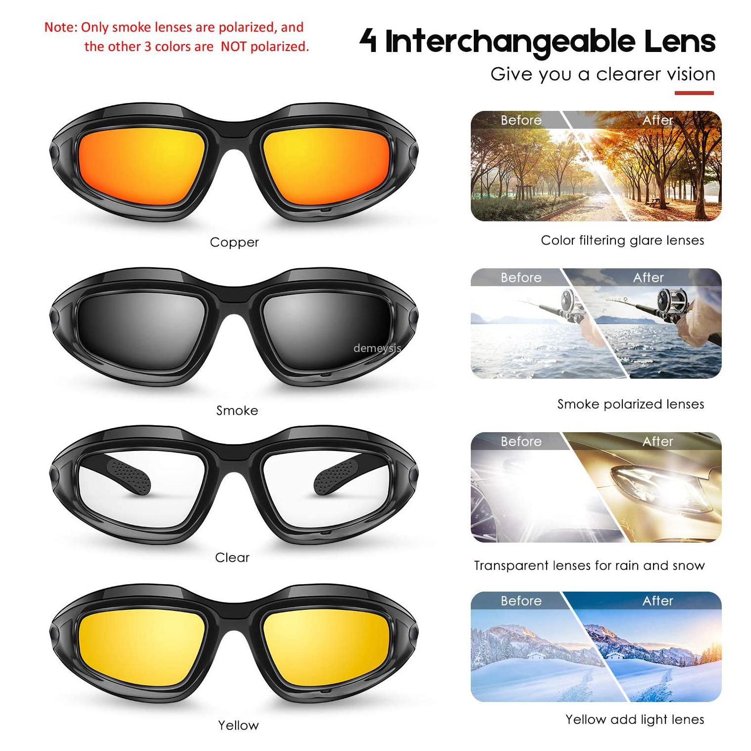 Polarised Sports Sunglasses | Motorcycle & Fishing Goggles 22 Polarised Sports Sunglasses | Motorcycle & Fishing Goggles