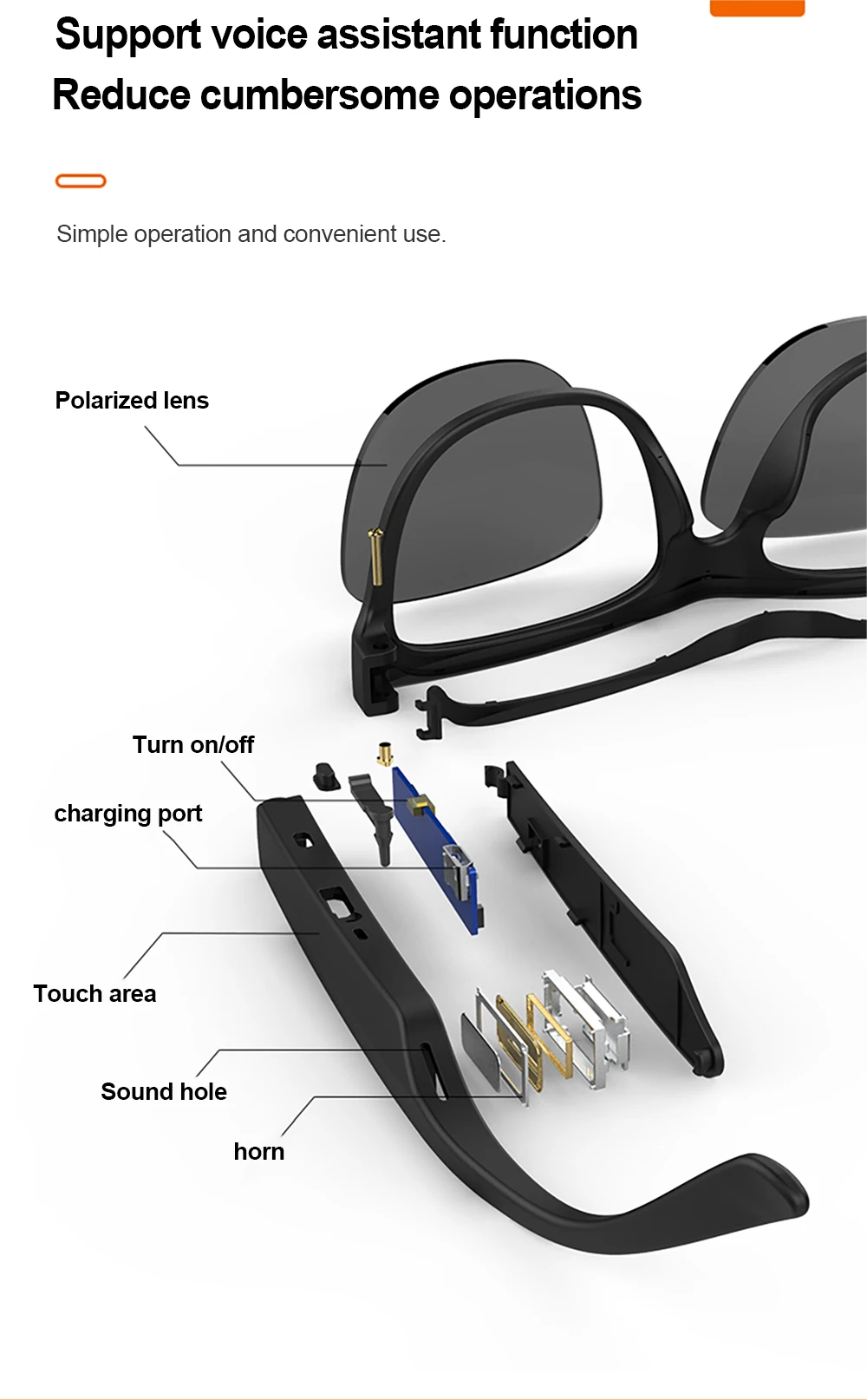 Smart Bluetooth Audio Glasses | Anti-Blue Light Headset