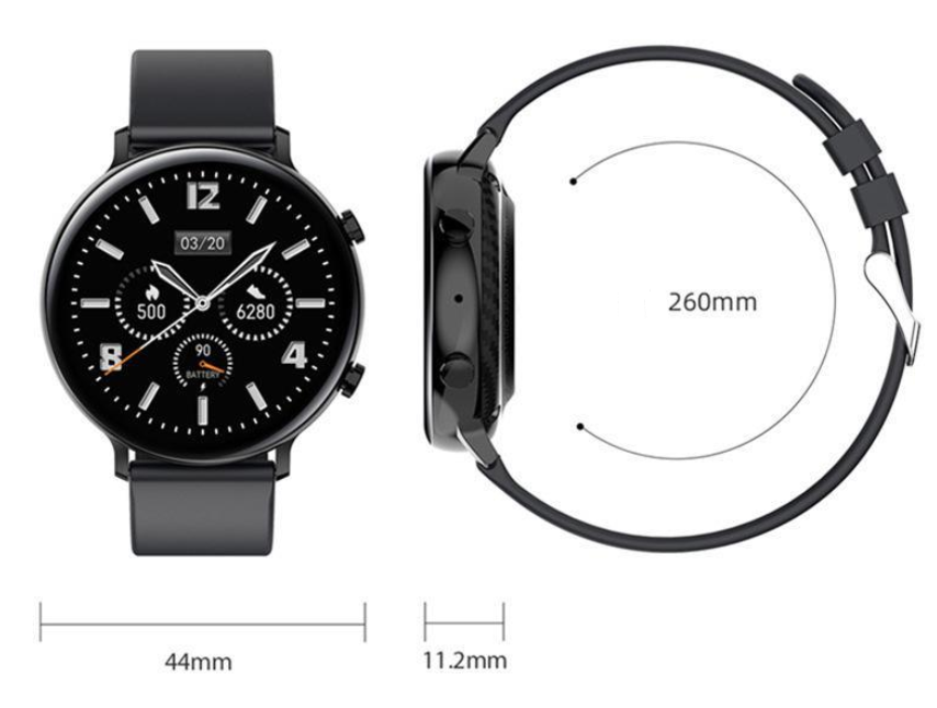 Smart Watch | Carbon Fibre Case & Bluetooth Calling