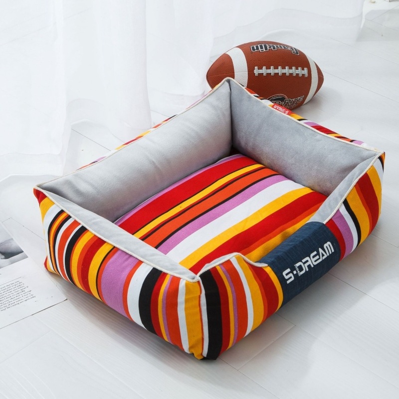 Space Stripe Pet House | Waterproof Oxford Cat & Dog Bed 10 Space Stripe Pet House | Waterproof Oxford Cat & Dog Bed