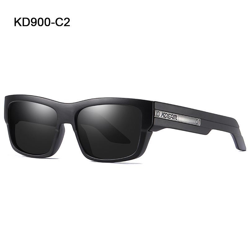 Square Frame Sunglasses | Thick Line Temples & PC Lenses