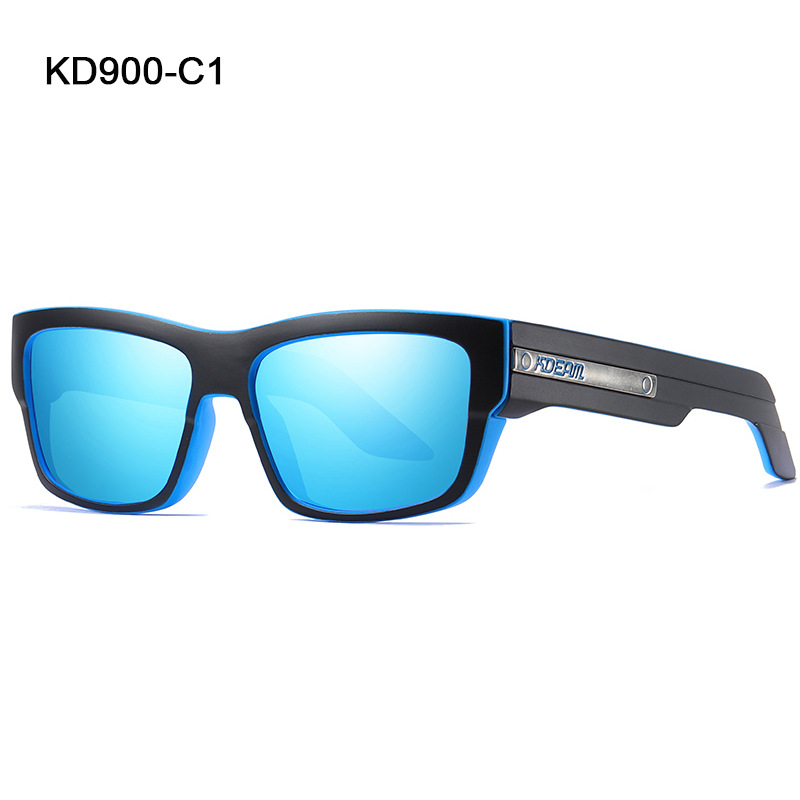 Square Frame Sunglasses | Thick Line Temples & PC Lenses