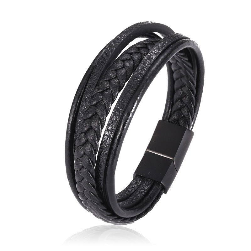 Stainless Steel Multi-Layer Bracelet | Modern Minimalist Band