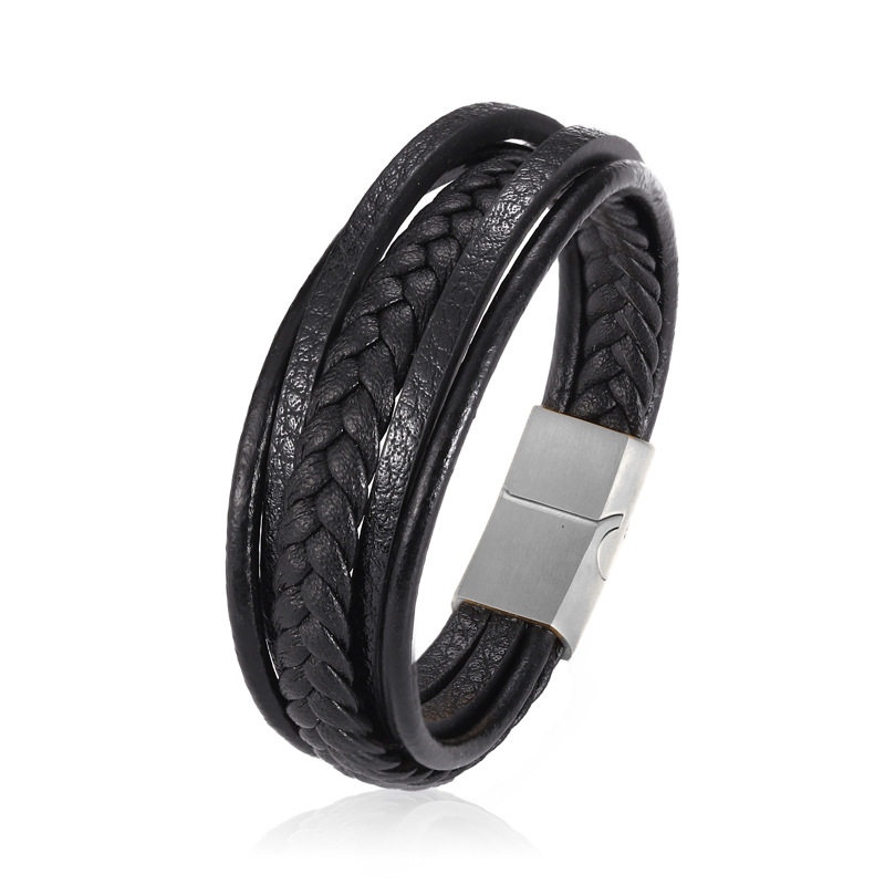 Stainless Steel Multi-Layer Bracelet | Modern Minimalist Band
