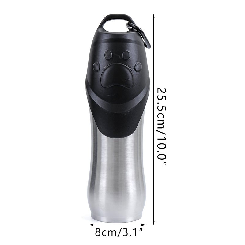 Stainless Steel Pet Water Bottle | Portable Travel Drinker