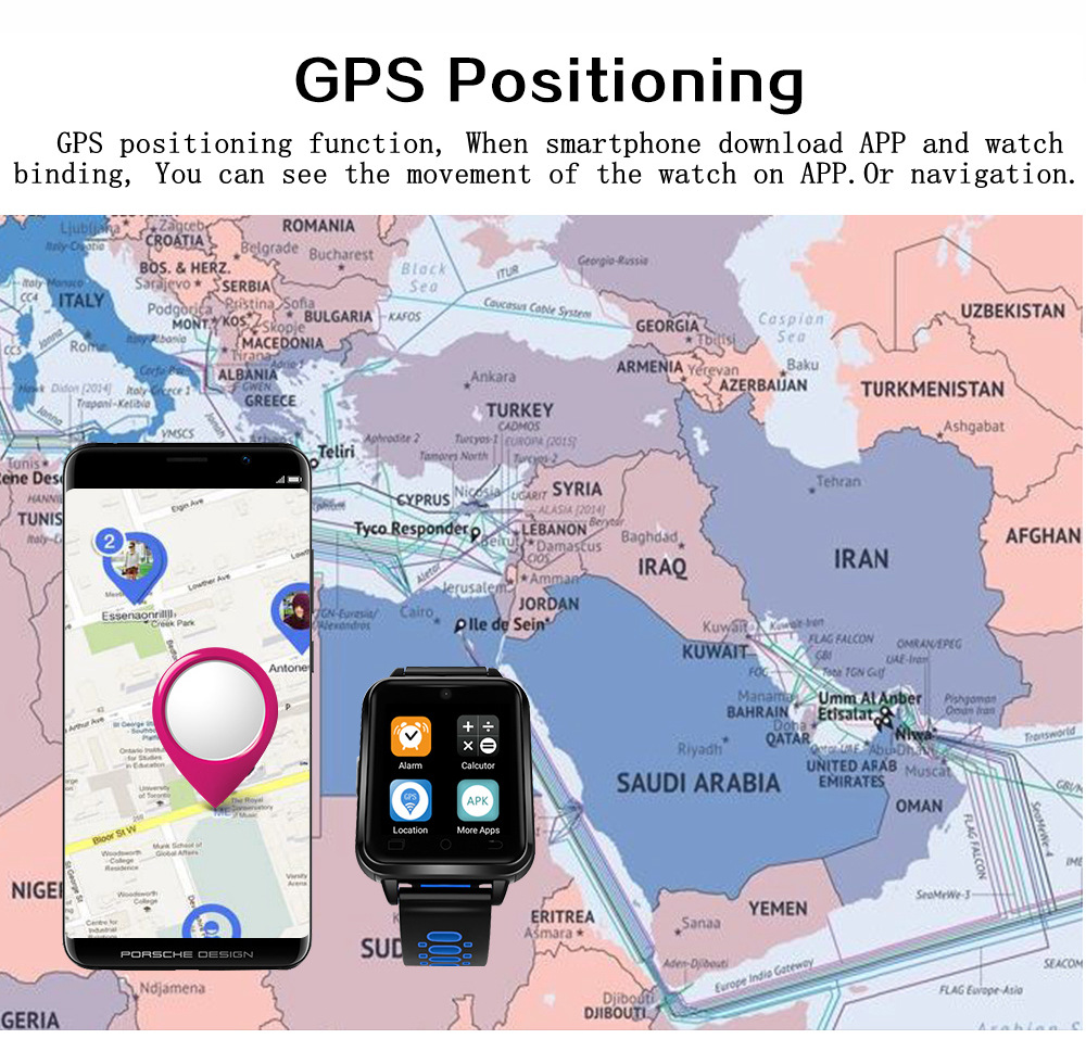 Standalone Android Smart Watch | 1.54" Screen & 3G WiFi