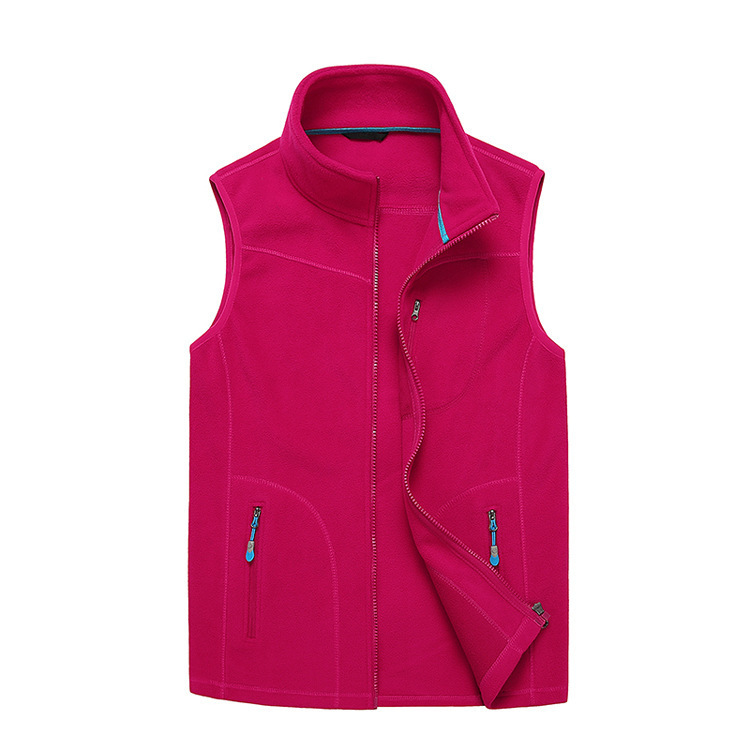 Unisex Polar Fleece Vest | Outdoor Contrast Gilet