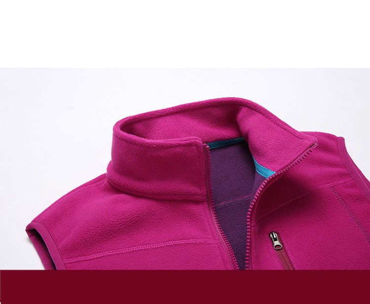 Unisex Polar Fleece Vest | Outdoor Contrast Gilet