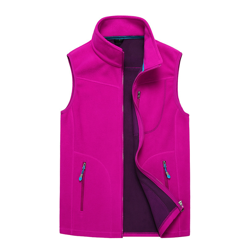 Unisex Polar Fleece Vest | Outdoor Contrast Gilet