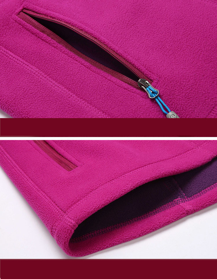 Unisex Polar Fleece Vest | Outdoor Contrast Gilet