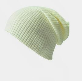 Unisex Striped Knitted Beanie | Windproof Woollen Cap