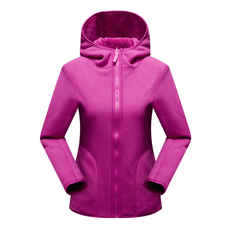 Unisex Thermal Fleece Jacket | Outdoor Hooded Coat