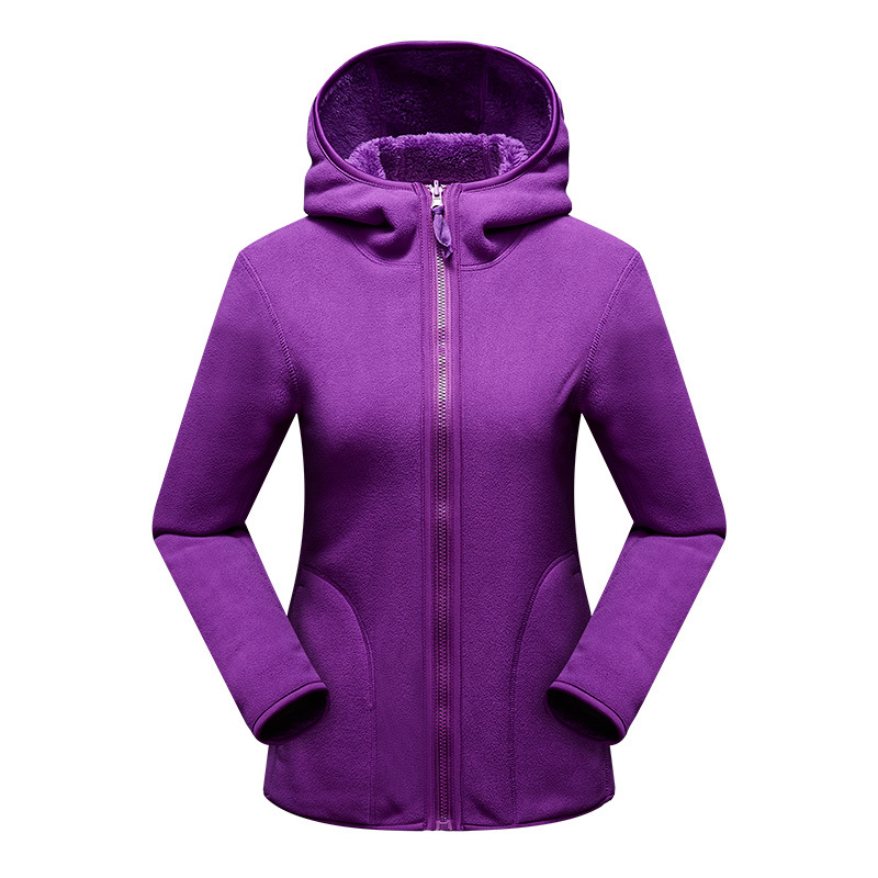 Unisex Thermal Fleece Jacket | Outdoor Hooded Coat