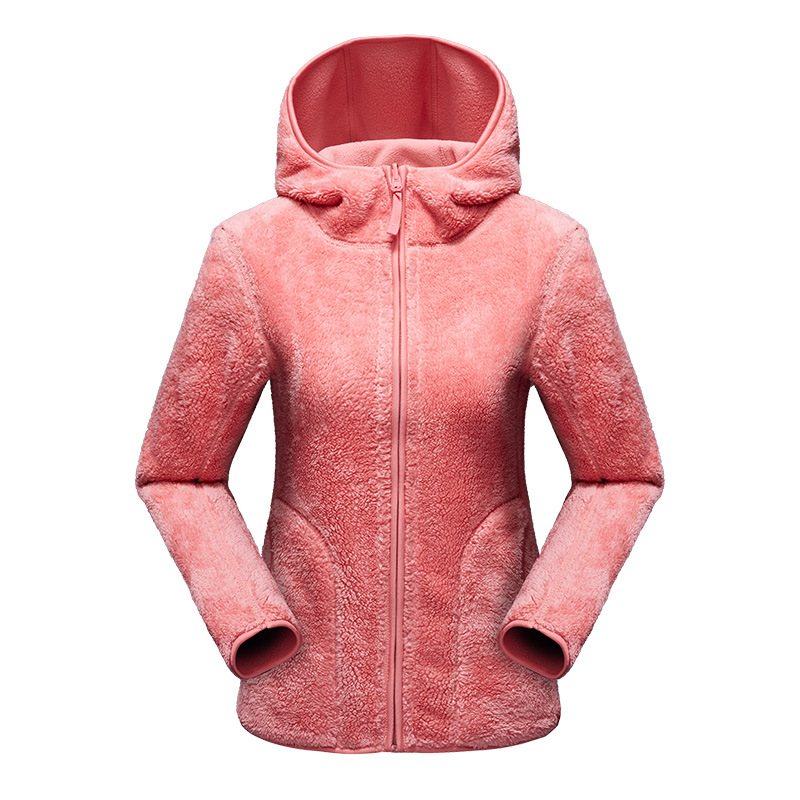 Unisex Thermal Fleece Jacket | Outdoor Hooded Coat