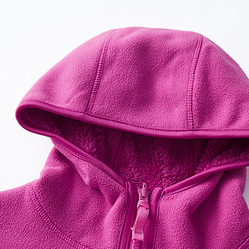 Unisex Thermal Fleece Jacket | Outdoor Hooded Coat