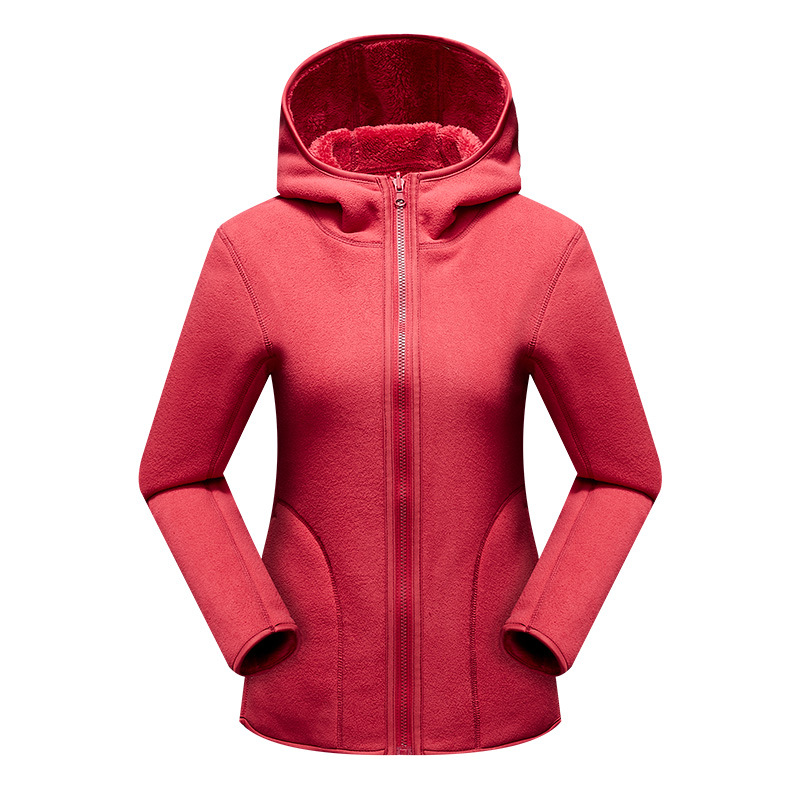 Unisex Thermal Fleece Jacket | Outdoor Hooded Coat