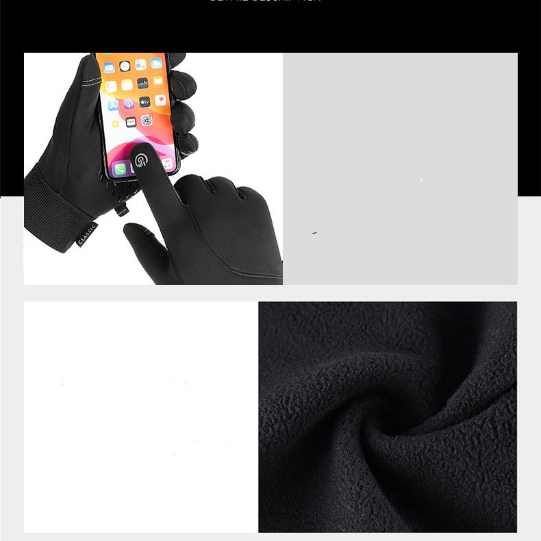Winter Cycling Gloves | Waterproof Touchscreen Fleece