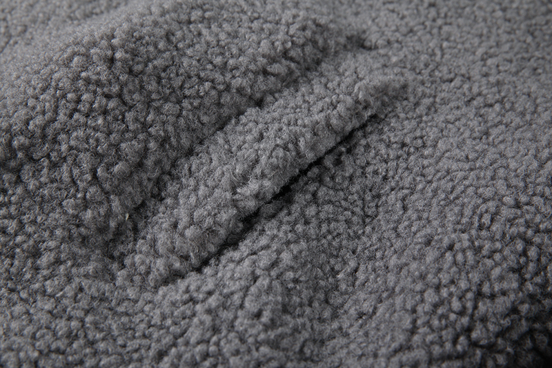 Women's Hooded Lambswool Coat | Loose Winter Fleece