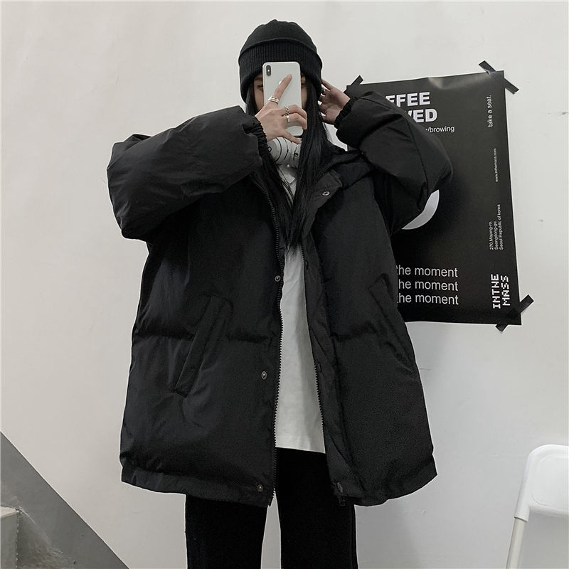 Women's Hooded Puffer Coat | Thick Silk Floss Jacket