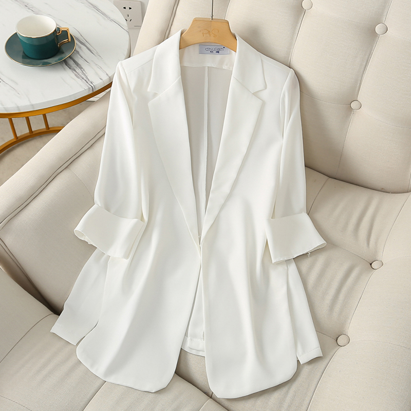 Women's Lightweight Suit Jacket | Mid-Length Cardigan