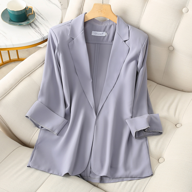 Women's Lightweight Suit Jacket | Mid-Length Cardigan