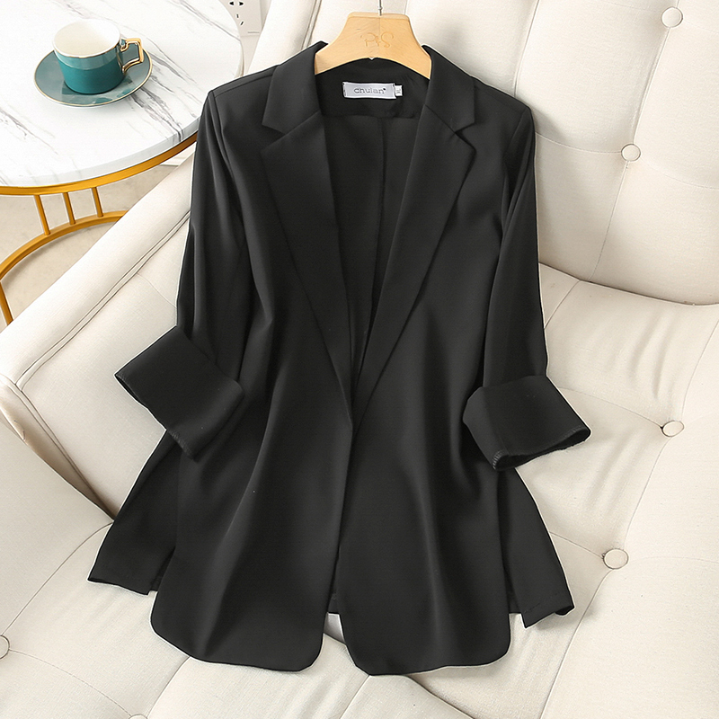 Women's Lightweight Suit Jacket | Mid-Length Cardigan