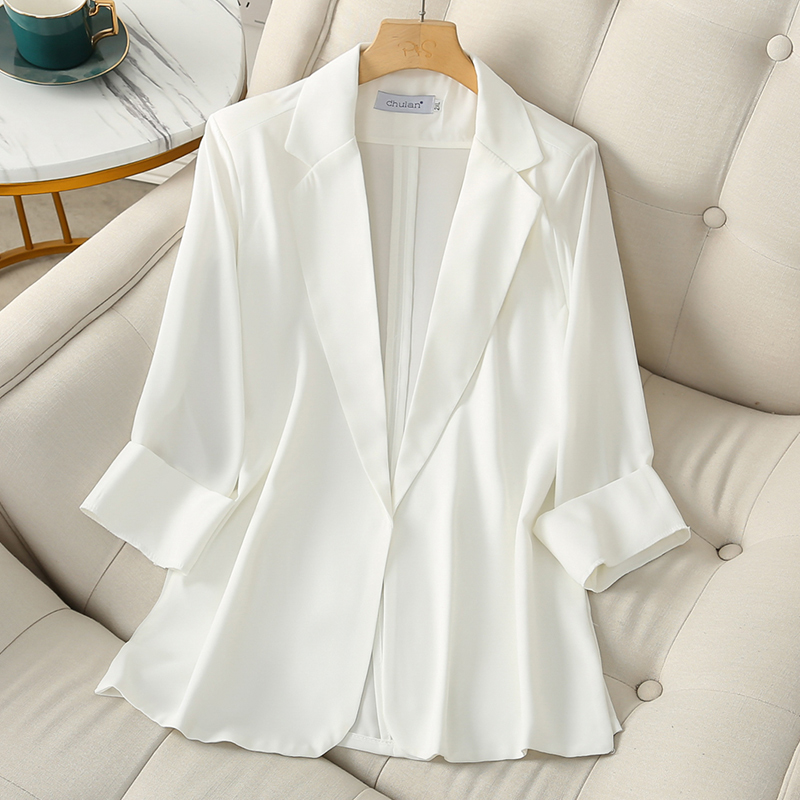 Women's Lightweight Suit Jacket | Mid-Length Cardigan