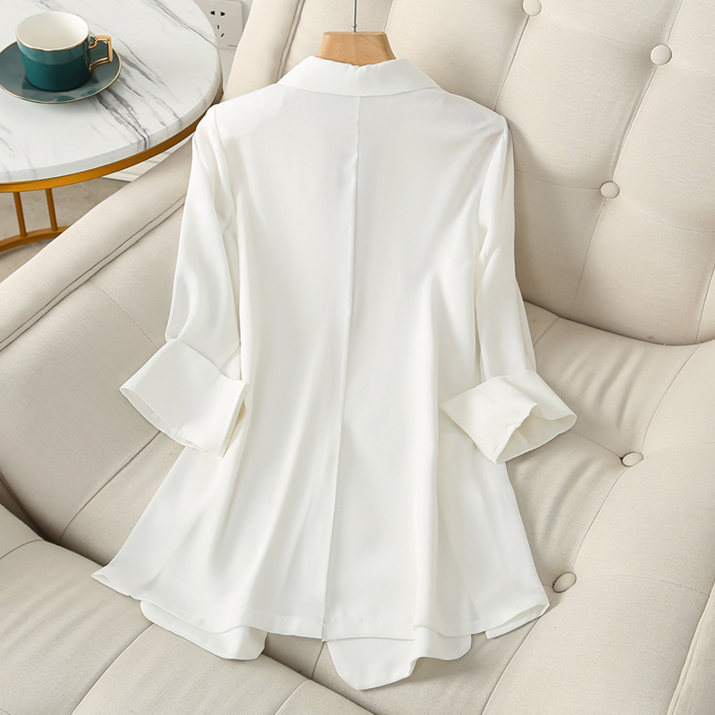 Women's Lightweight Suit Jacket | Mid-Length Cardigan