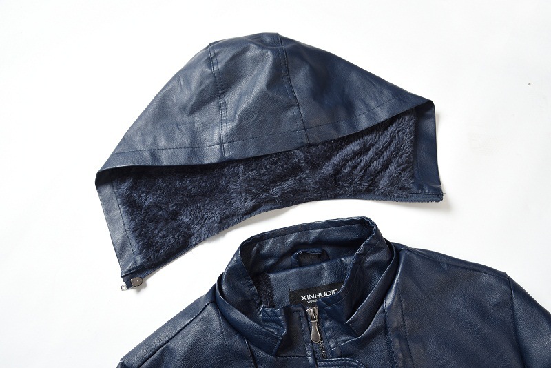 Women's Mid-Length PU Leather Coat | Fleece-Lined Jacket