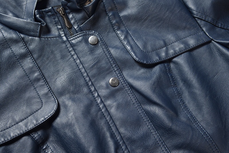 Women's Mid-Length PU Leather Coat | Fleece-Lined Jacket