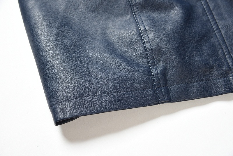 Women's Mid-Length PU Leather Coat | Fleece-Lined Jacket