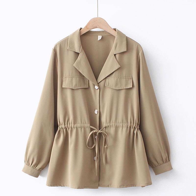 Women's Plus Size Summer Blouse | Loose Suit-Collar Shirt