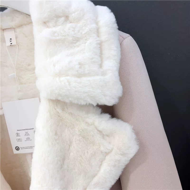 Women's Short Lambswool Coat | Winter Fur Jacket 17 Women's Short Lambswool Coat | Winter Fur Jacket