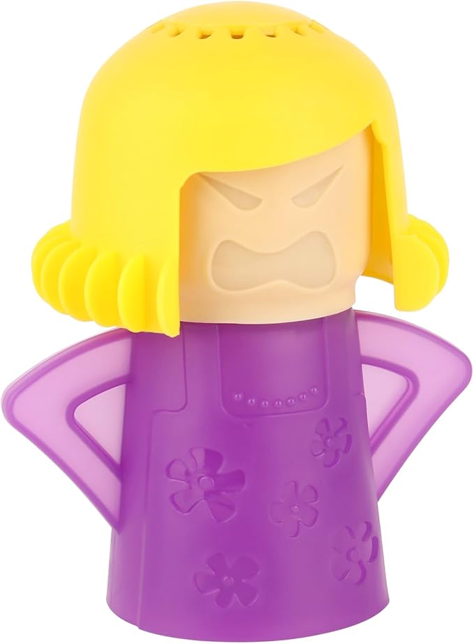 Angry Mama Microwave Steam Cleaner — No Scrubbing. No Chemicals. Just Steam. 1 angry mama microwave cleaner purple