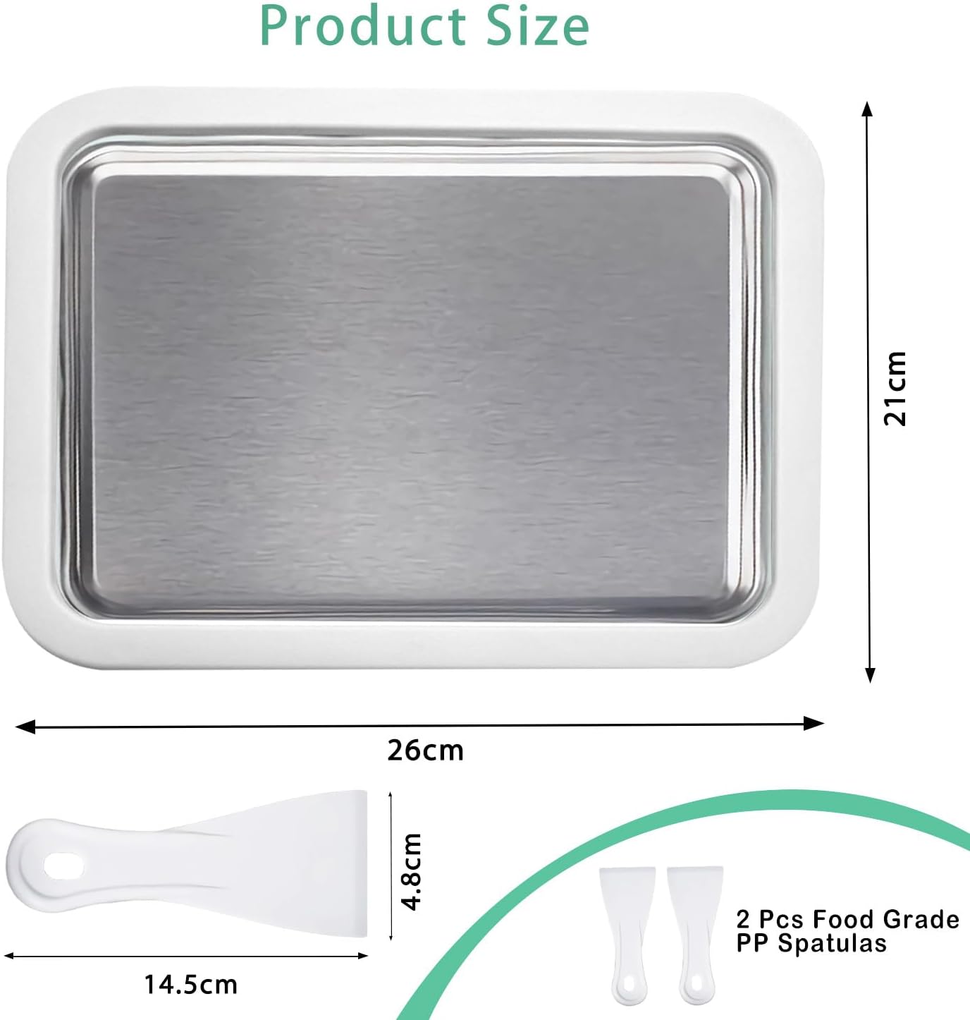 Rolled Ice Cream Pan — Street-Style Ice Cream Rolls at Home, No Machine Needed 2 rolled ice cream pan home UK
