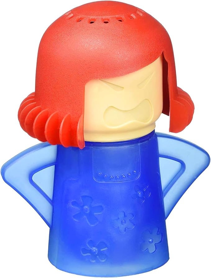 Angry Mama Microwave Steam Cleaner — No Scrubbing. No Chemicals. Just Steam. 9 angry mama microwave cleaner blue